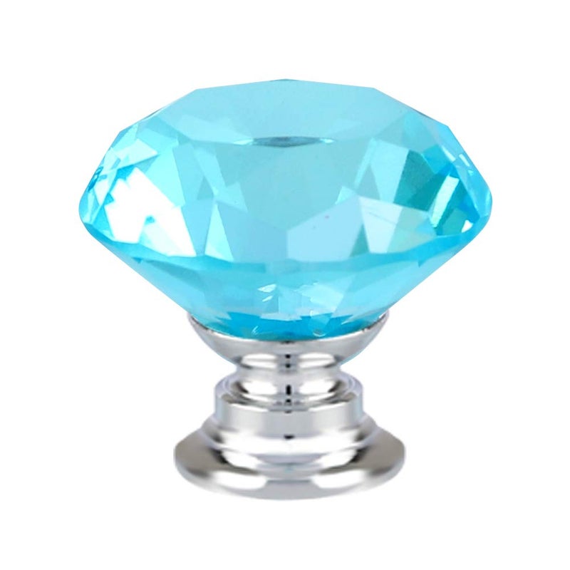 ANJUU 12 Pcs 30mm Diamond Shape Crystal Glass Cabinet Knobs with Screws Drawer Knob Pull Handle Used for Kitchen, Dresser, Door, Cupboard - Image 5